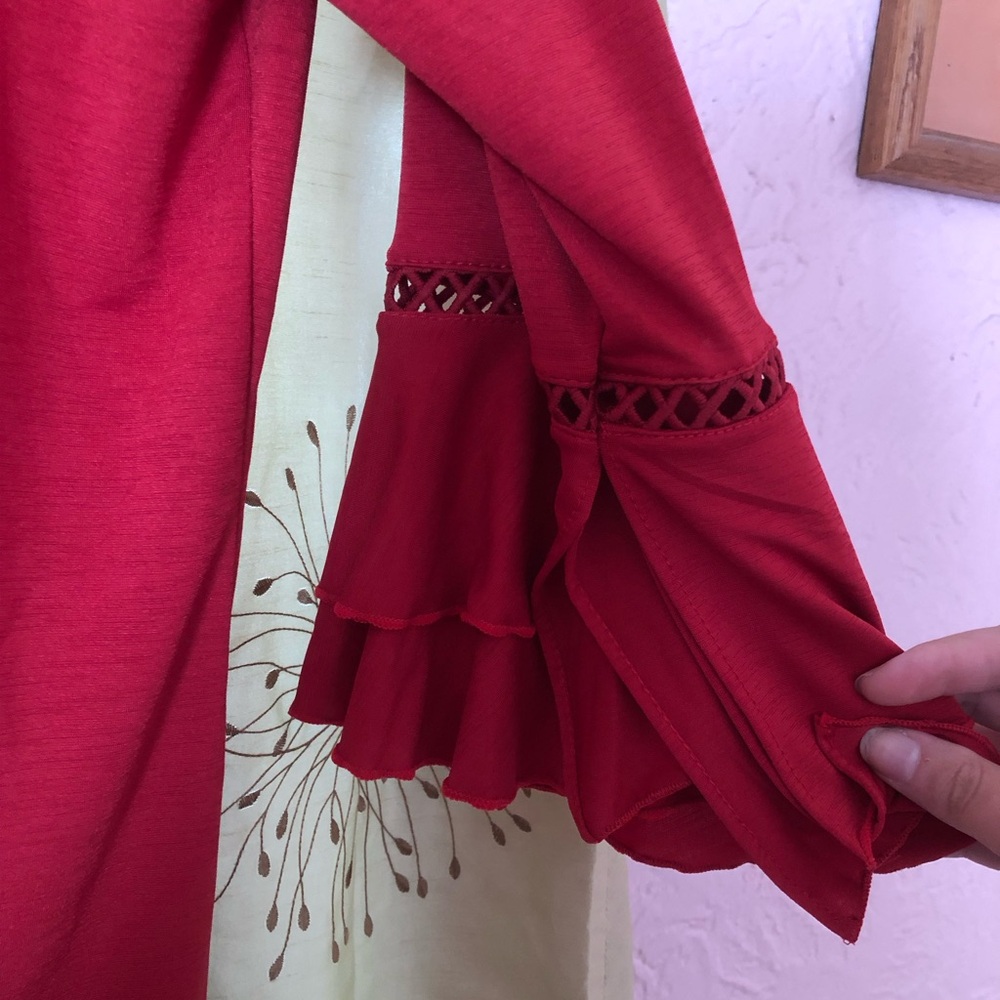 Red Tunic Top - Picture 2 of 2